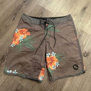 Lost at sea board shorts swim trunks